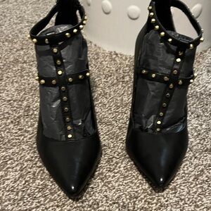 Banana Republic Black Studded Heels